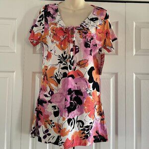 Beutler Summer Flower Mini Dress Swiss Design NWT